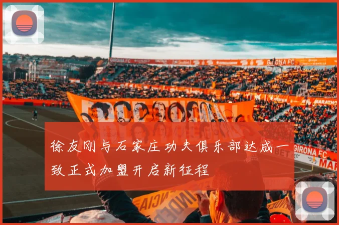 徐友刚与石家庄功夫俱乐部达成一致正式加盟开启新征程